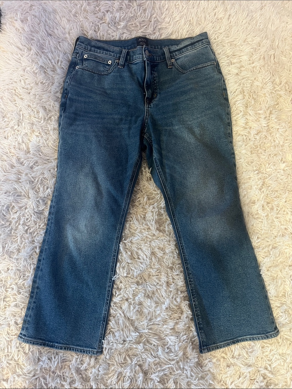 J. Crew Women's Dark Blue Wide-Leg Jeans